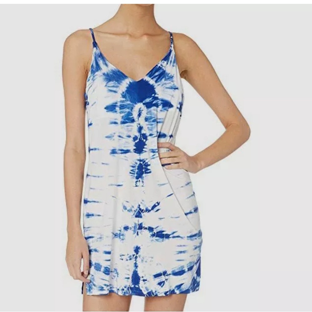 Young Fabulous & Broke NWOT Blue Tie-Dye Mini Dress